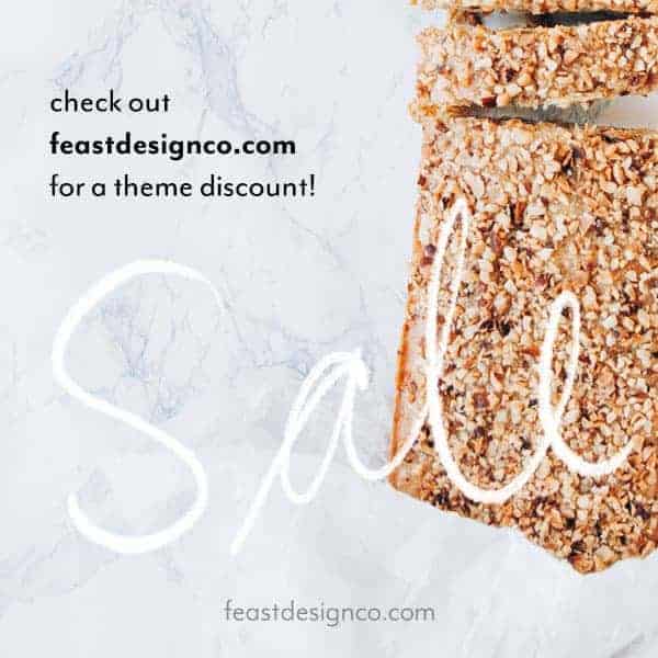 Feast Design Co WordPress Themes for Food Bloggers Lifestyle Bloggers
